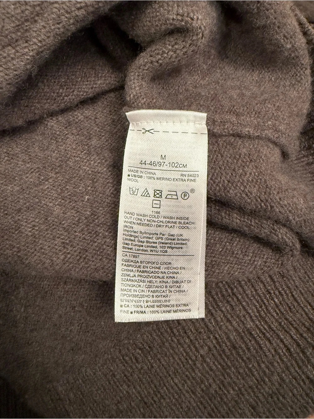 Banana Republic Shawl Collar Merino Sweater